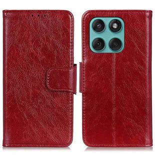 For Motorola Edge 60 Fusion Nappa Texture Horizontal Flip Leather Phone Case(Red)
