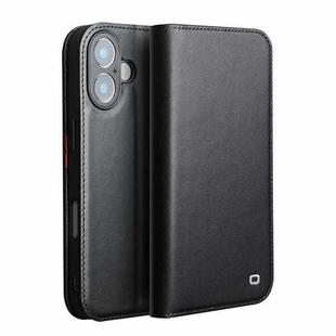 For iPhone 17 QIALINO Classic Gen2 Genuine Leather Phone Case(Black)