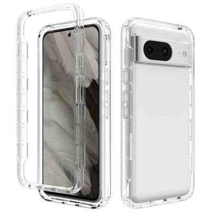 For Google Pixel 8 Shockproof Clear Gradient PC + TPU Phone Case(Transparent)