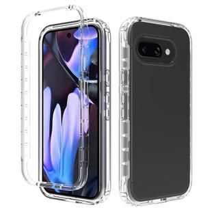 For Google Pixel 9a Shockproof Clear Gradient PC + TPU Phone Case(Transparent)