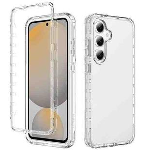 For Samsung Galaxy S24 FE 5G Shockproof Clear Gradient PC + TPU Phone Case(Transparent)