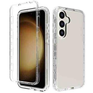 For Samsung Galaxy S24+ 5G Shockproof Clear Gradient PC + TPU Phone Case(Transparent)