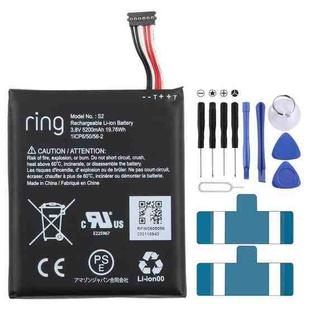 For Ring Video Doorbell Ring S2 5200mAh Battery Replacement