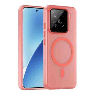 For Xiaomi 15 MagSafe Frosted Translucent TPU + PC Full Coverage Phone Case(Red)