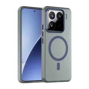 For Xiaomi 15 Pro MagSafe Frosted Translucent TPU + PC Full Coverage Phone Case(Dark Blue)