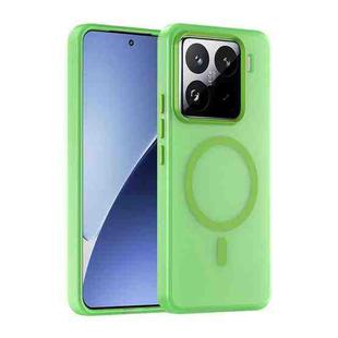 For Xiaomi 15 Pro MagSafe Frosted Translucent TPU + PC Full Coverage Phone Case(Green)