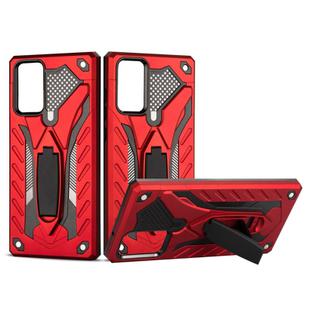 For Samsung Galaxy Note20 Shockproof TPU + PC Protective Case with Holder(Red)