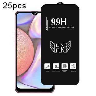 For Samsung Galaxy A10s 25pcs High Aluminum Large Arc Full Screen Tempered Glass Film