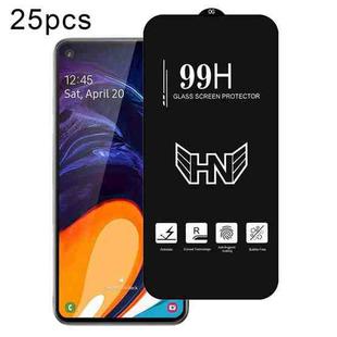 For Samsung Galaxy A60 25pcs High Aluminum Large Arc Full Screen Tempered Glass Film