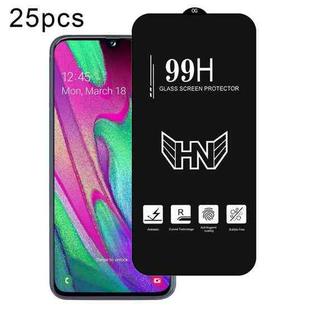 For Samsung Galaxy A40 25pcs High Aluminum Large Arc Full Screen Tempered Glass Film