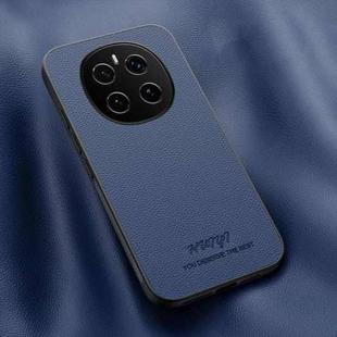 For Honor Magic7 HUIYI Leather Magnetic Phone Case(Blue)