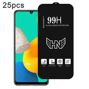 For Samsung Galaxy M32 25pcs High Aluminum Large Arc Full Screen Tempered Glass Film