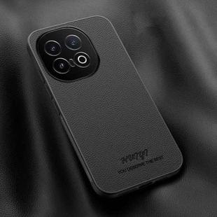 For vivo iQOO 13 HUIYI Leather Magnetic Phone Case(Black)