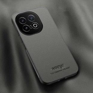 For vivo iQOO 13 HUIYI Leather Magnetic Phone Case(Grey)