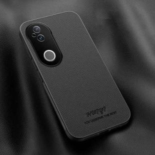 For vivo S20 HUIYI Leather Magnetic Phone Case(Black)