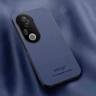 For vivo S20 Pro HUIYI Leather Magnetic Phone Case(Blue)
