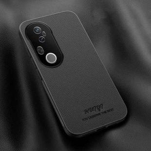 For vivo S20 Pro HUIYI Leather Magnetic Phone Case(Black)