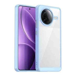 For Redmi K80 Colorful Series Acrylic Hybrid TPU Phone Case(Blue)