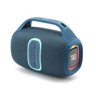 T&G TG674 TWS Outdoor Portable Wireless Bluetooth Speaker with RGB Light(Blue)