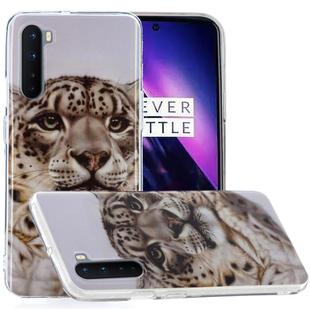 For OnePlus Nord Painted Pattern TPU Protective Case(Leopard Head)