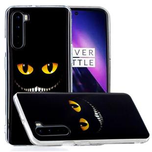 For OnePlus Nord Painted Pattern TPU Protective Case(Eyes Teeth)