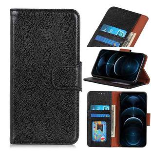 For iPhone 12 Pro MaX Napa Texture Horizontal Flip Leather Case with Holder & Card Slot & Wallet(Black)