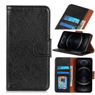 For iPhone 12 / 12 Pro Napa Texture Horizontal Flip Leather Case with Holder & Card Slot & Wallet(Black)