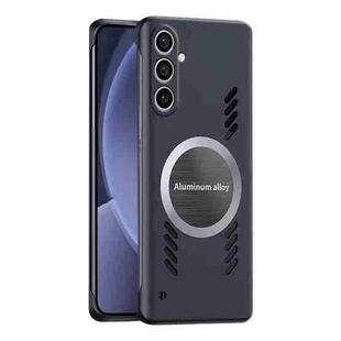 For Samsung Galaxy S25+ 5G All-inclusive Lens Frameless Graphene Cooling Phone Case(Black)