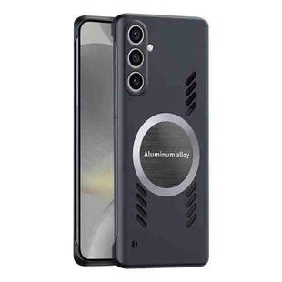 For Samsung Galaxy S24+ 5G All-inclusive Lens Frameless Graphene Cooling Phone Case(Black)
