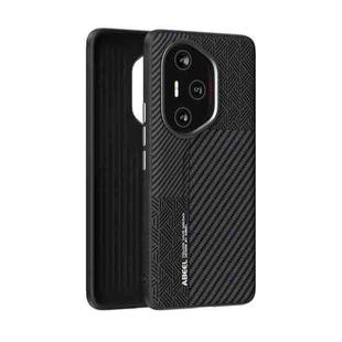 For Honor 300 Pro ABEEL 6D Micro Relief Phone Case(Carbon Fiber Black)