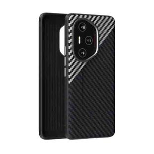 For Honor 300 Pro ABEEL C Carbon Fiber Series 6D Micro Relief Phone Case(Black Grey)