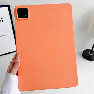 For Xiaomi Pad 7 Oil Spray Skin-friendly TPU Tablet Case(Orange)