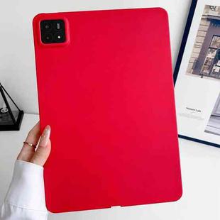 For Xiaomi Pad 7 Oil Spray Skin-friendly TPU Tablet Case(Red)