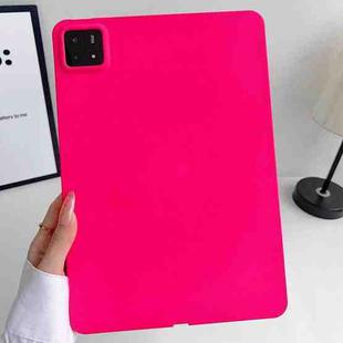 For Xiaomi Pad 7 Pro Oil Spray Skin-friendly TPU Tablet Case(Rose Red)