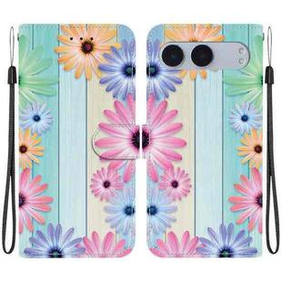 For OnePlus Nord 4 Crystal Texture Colored Drawing Leather Phone Case(Sunflowers)