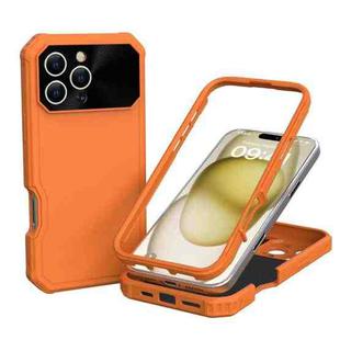 For iPhone 16 Pro Max PC Hybrid TPU MagSafe Phone Case(Orange)