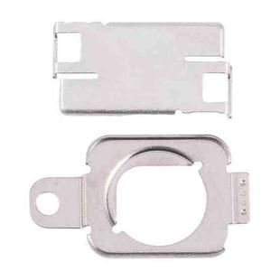 For iPhone 15 1 Pair Flashlight / Mic Iron Sheet Cover (On The Back Cover)