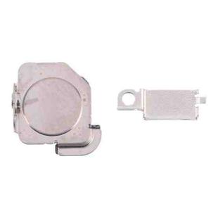 For iPhone 15 Pro 1 Pair Flashlight / Mic Iron Sheet Cover (On The Back Cover)
