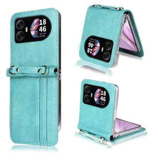 For Blackview Hero 10 Crossbody Card Bag PU Folding Phone Case(Green)