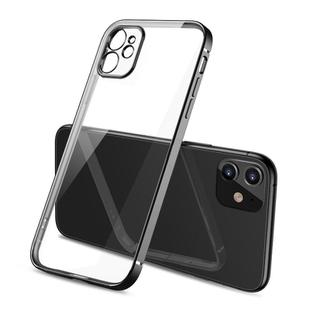 For iPhone 11 Pro Max Magic Cube Plating TPU Protective Case(Black)