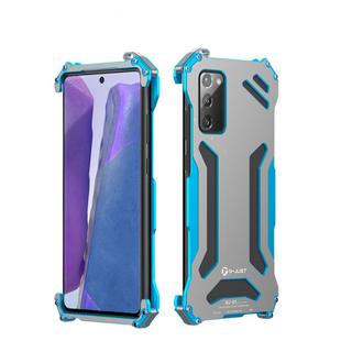 For Samsung Galaxy Note 20 R-JUST Shockproof Armor Metal Protective Case(Blue)