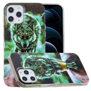 For iPhone 12 Pro Max Luminous TPU Soft Protective Case(Ferocious Wolf)