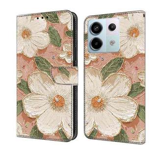 For Redmi Note 13 Pro 5G Fresh Painted Leather Phone Case(Sunflower)