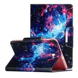 For Samsung Galaxy Tab A 8.0 (2018) / T387 Painted Pattern Horizontal Flip Leather Case with Holder(Starry Sky)