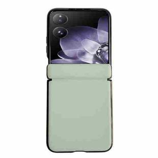 For Xiaomi Mix Flip Integrated Magnetic Axis Solid Color Leather Texture Phone Case(Green)