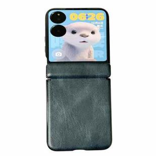 For Xiaomi Mix Flip Integrated Magnetic Axis Crazy Horse Texture Phone Case(Blue)
