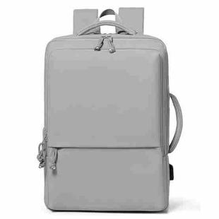 P960 Large Capacity Water Resistant Fashionable Backpack(Grey)