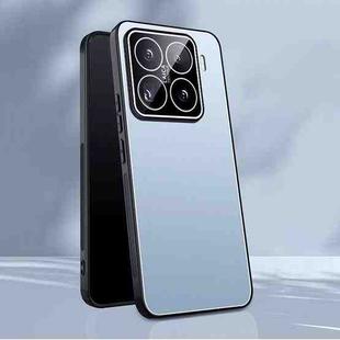 For Xiaomi 15 Pro Ice Aluminum Metal Explosion-proof Frosted Phone Case(Blue)