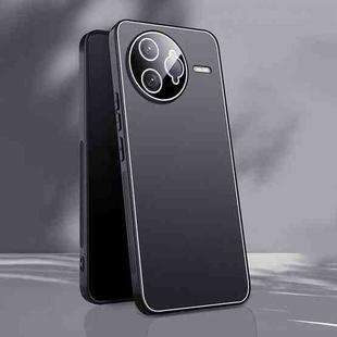 For Redmi K80 Pro Ice Aluminum Metal Explosion-proof Frosted Phone Case(Black)