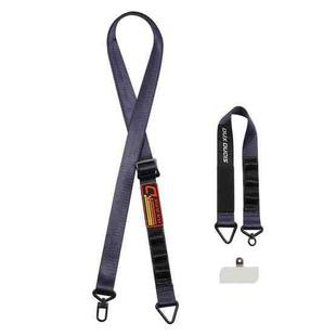 DUX DUCIS Outdoor Series Nylon Adjustable Crossbody Phone Lanyard(Blue)